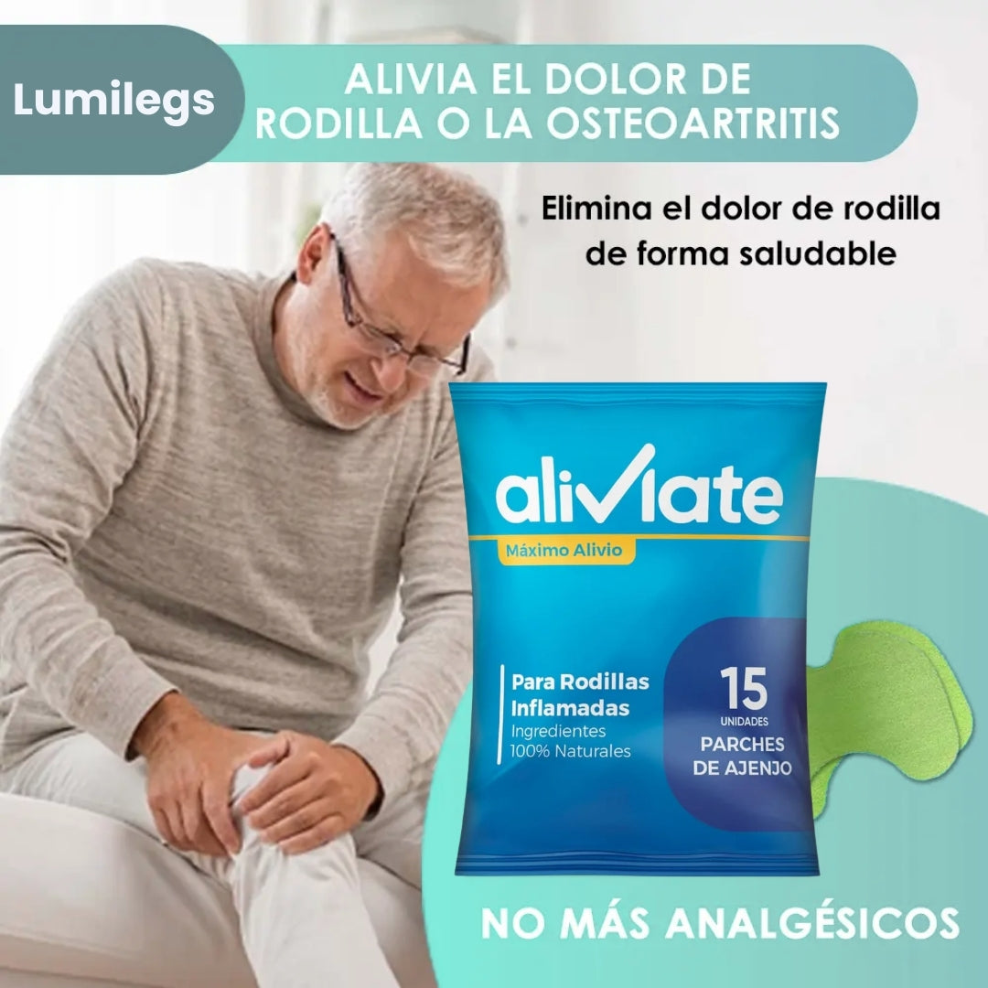 Parches Naturales para Dolor de Rodillas Aliviate™