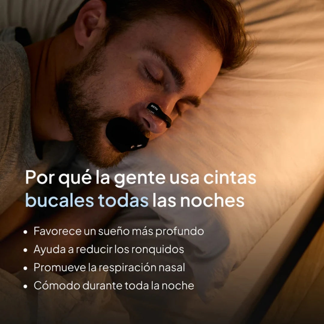 Cintas Adhesivas Bucales Para Dormir - 30 días