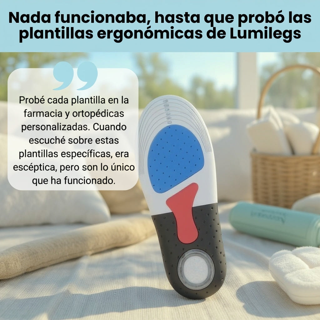 Plantillas Ortopédicas Ergonómicas Lumilegs™