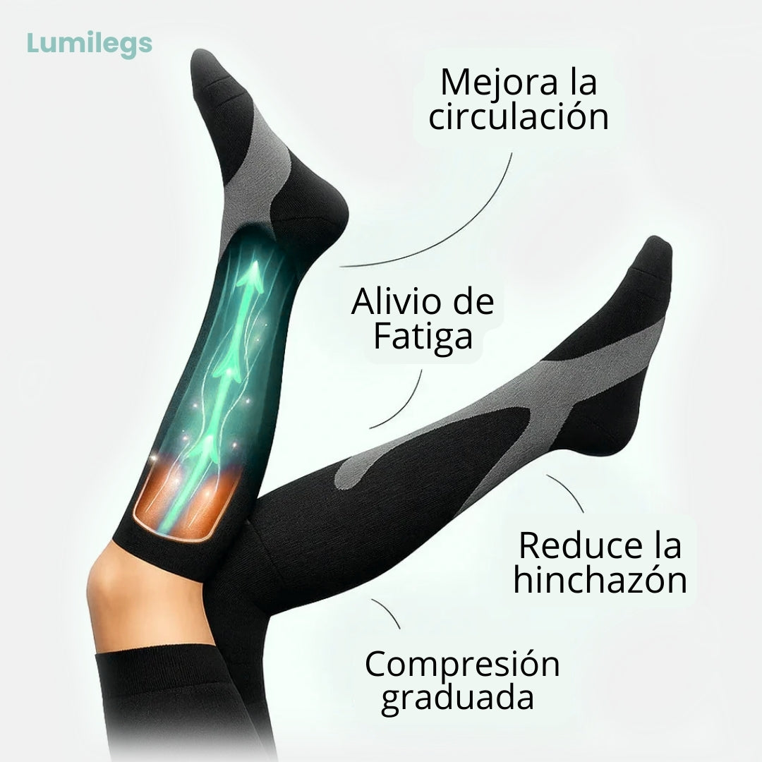 MEDIAS DE COMPRESIÓN LUMILEGS - Piernas livianas todo el día
