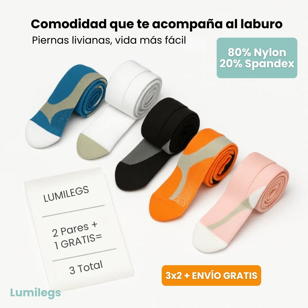 MEDIAS DE COMPRESIÓN LUMILEGS - Piernas livianas todo el día