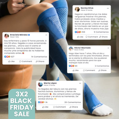 MEDIAS DE COMPRESIÓN LUMILEGS - Piernas livianas todo el día