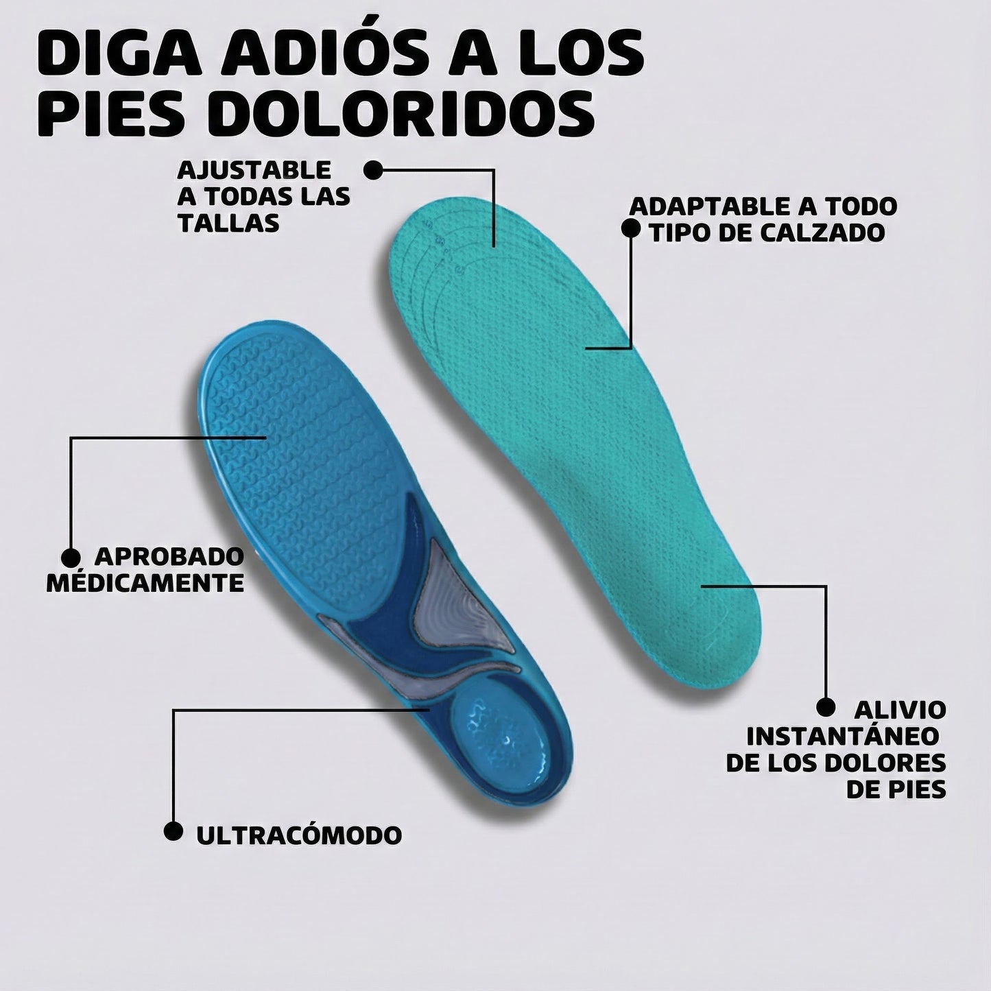 Plantillas ComfyFeet™ Gel Silicona