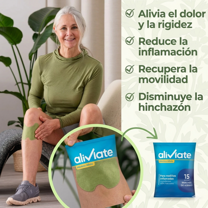 Parches Naturales para Dolor de Rodillas Aliviate™