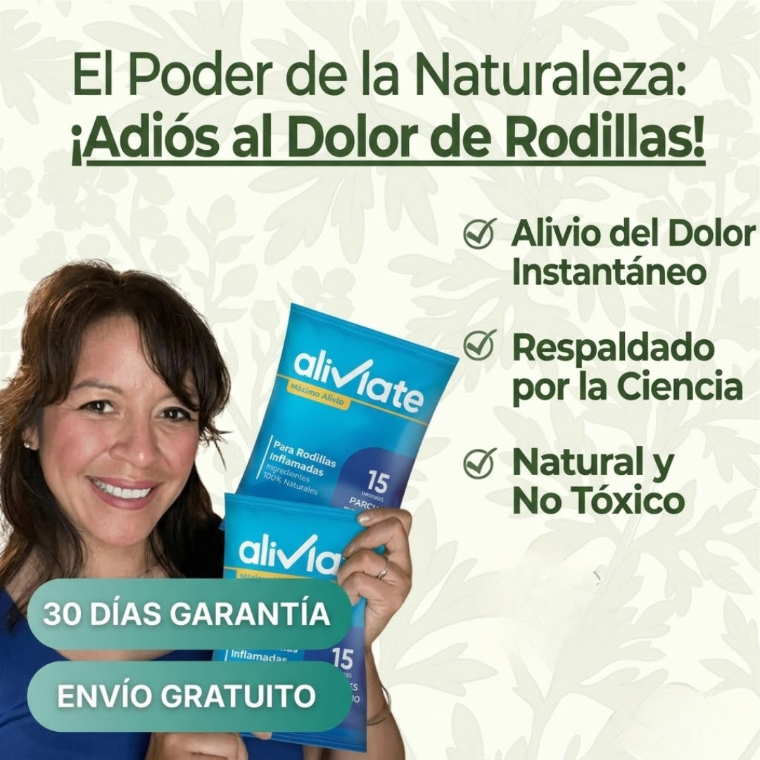 Parches Naturales para Dolor de Rodillas Aliviate™