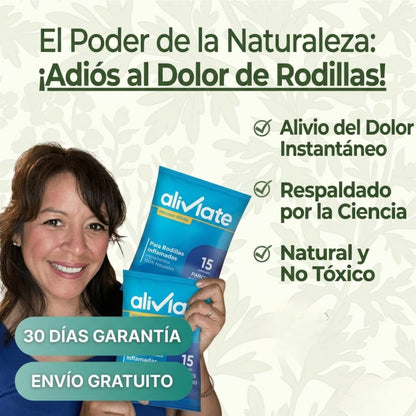 Parches Naturales para Dolor de Rodillas Aliviate™